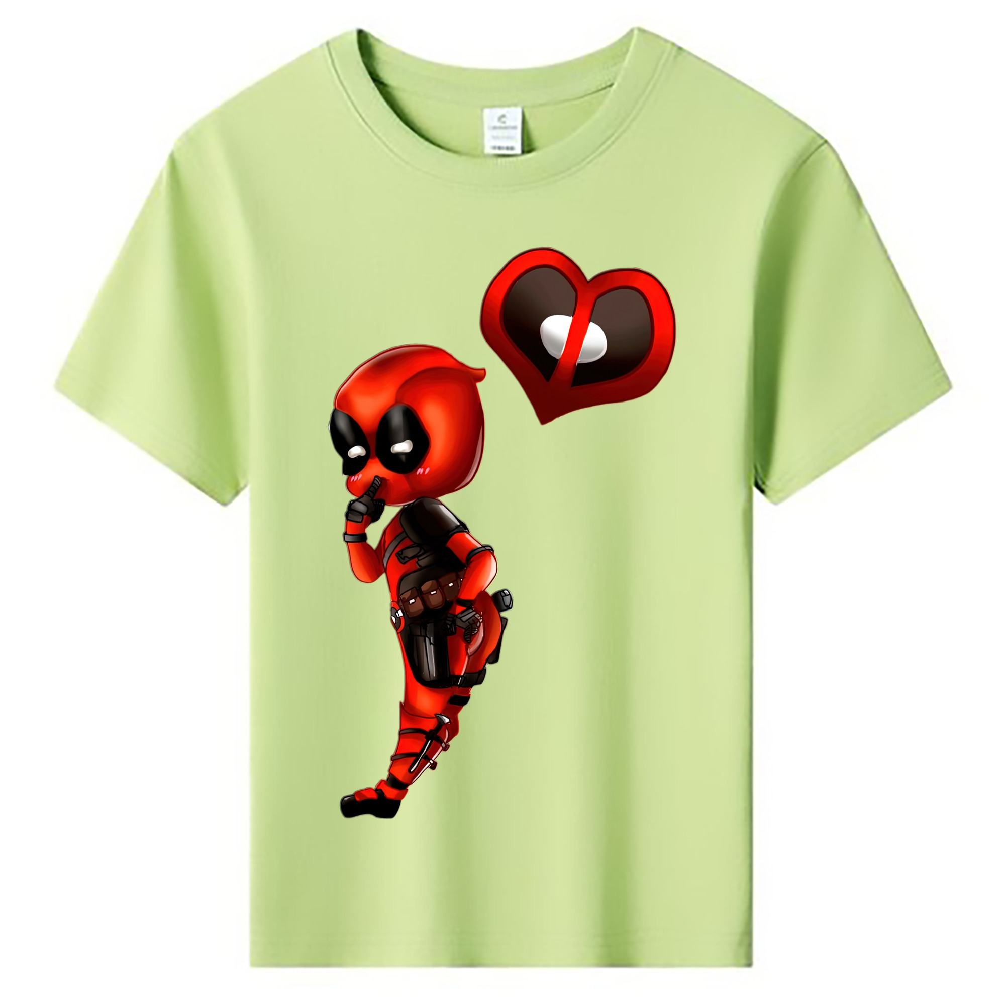 （画像用） Deadpool デッドプール 綿100％キッズTシャツ（フロントプリント）